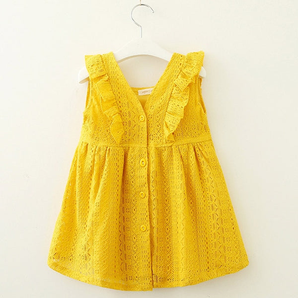 Bear Leader Girls Dress 2018 New Summer Brand Girls Clothes Lace And Ball Design Baby Girls Dress Party Dress For 3-7 Years