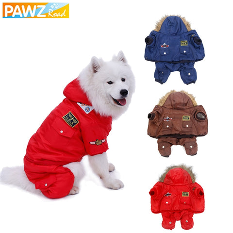 5 Size Pet Dog Clothes For Big Dogs Warm Thick Winter Coats for Small Large Dog Puppy Apparels Jumpsuit Hoodies Dog Products Hot