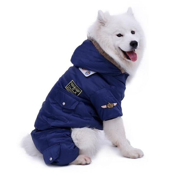 5 Size Pet Dog Clothes For Big Dogs Warm Thick Winter Coats for Small Large Dog Puppy Apparels Jumpsuit Hoodies Dog Products Hot